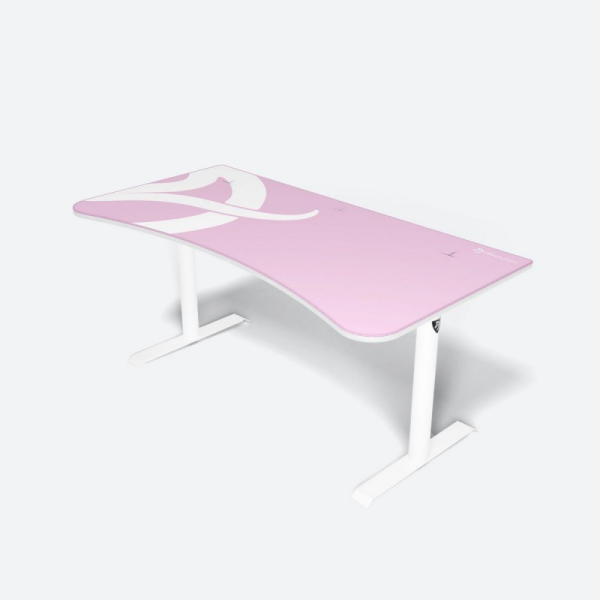 Купить Компьютерный стол Стол для компьютера Arozzi Arena Gaming Desk - White-Pink